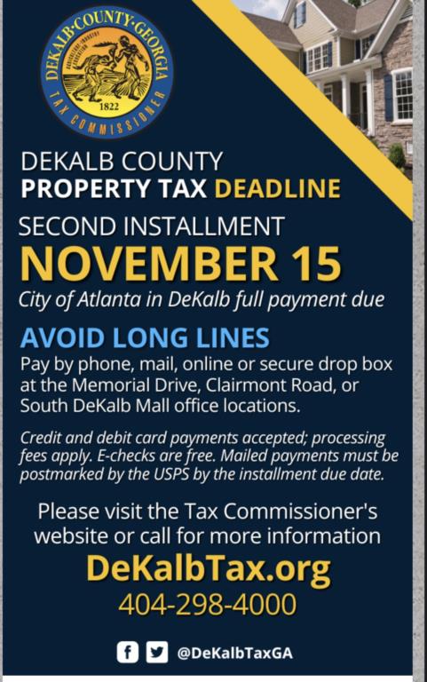 Dekalb County Property Tax Deadline
